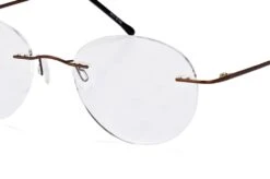 Aspect By Mister Spex Fugard Round 3042/3 010 Dark Brown -Modebrillen 6673763 f