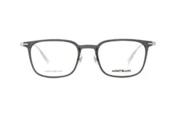 MONTBLANC MB 0100O 001 Grey-Silver -Modebrillen 6772542 d