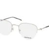 MONTBLANC MB 0129O 003 Silver-Silver- -Modebrillen 6776273 a