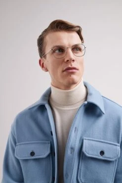 Mister Spex Collection Ean 1290 S21 Black / Matt Silver -Modebrillen 6843102 g