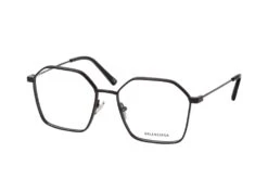 Balenciaga BB 0198O 001 BLACK-BLACK-TRANSPARENT