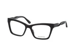 Balenciaga BB 0210O 001 BLACK-BLACK-TRANSPARENT