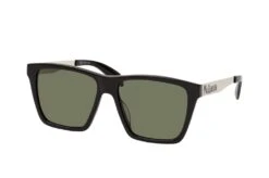 Alexander McQueen AM 0352S 002 BLACK-SILVER-GREEN