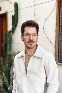 Nico Stank X Mister Spex Genau 03 Beige Transp. -Modebrillen 6849039 g