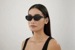 Balenciaga BB 0209SA 001 BLACK-BLACK-GREY -Modebrillen 6852674 g