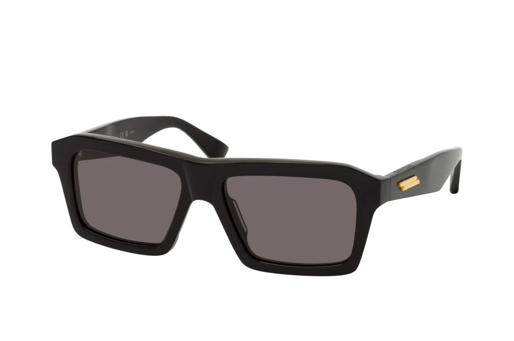 Bottega Veneta BV 1213S 001 BLACK-BLACK-GREY 3 Bottega Veneta BV 1213S 001 BLACK-BLACK-GREY