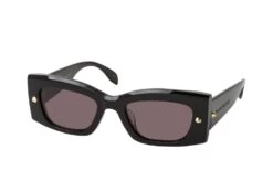 Alexander McQueen AM 0426S 001 BLACK-BLACK-GREY