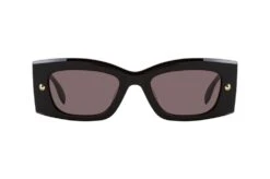 Alexander McQueen AM 0426S 001 BLACK-BLACK-GREY -Modebrillen 7266023 d