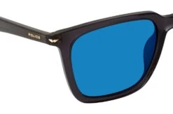 Police SPLL 80 705B SHINY TRANSPARENT DARK GREY -Modebrillen 7812121 f